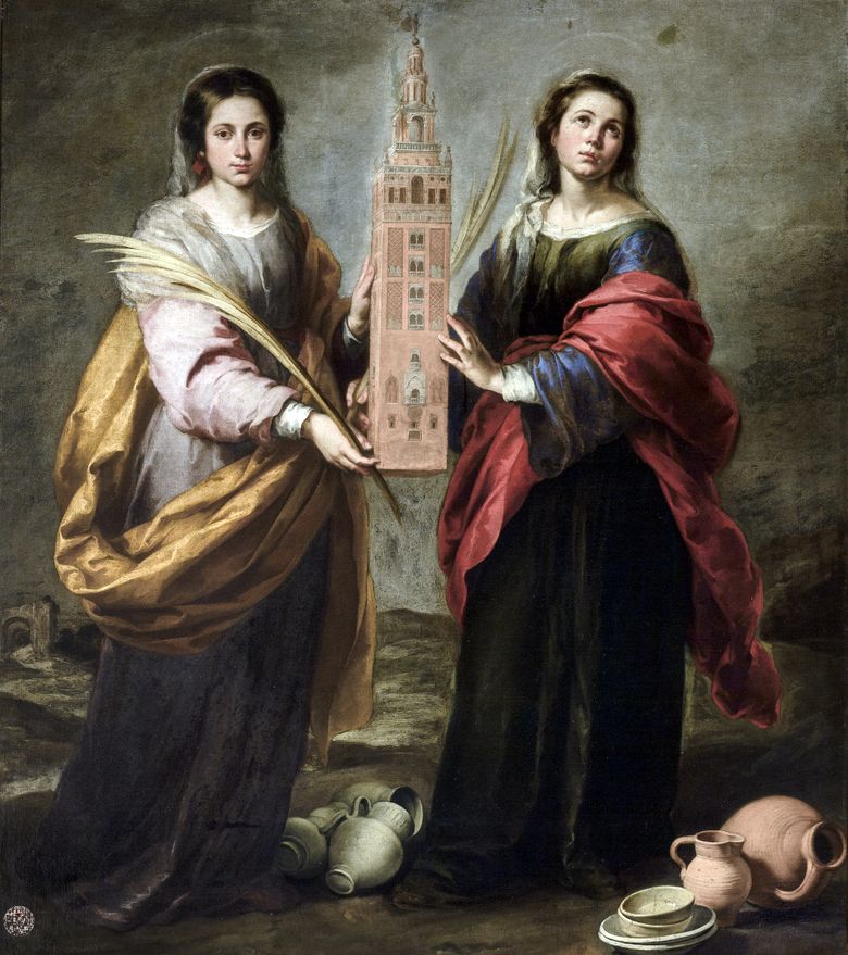 Saint Justin et Saint Rufin   Bartolomeo Esteban Murillo