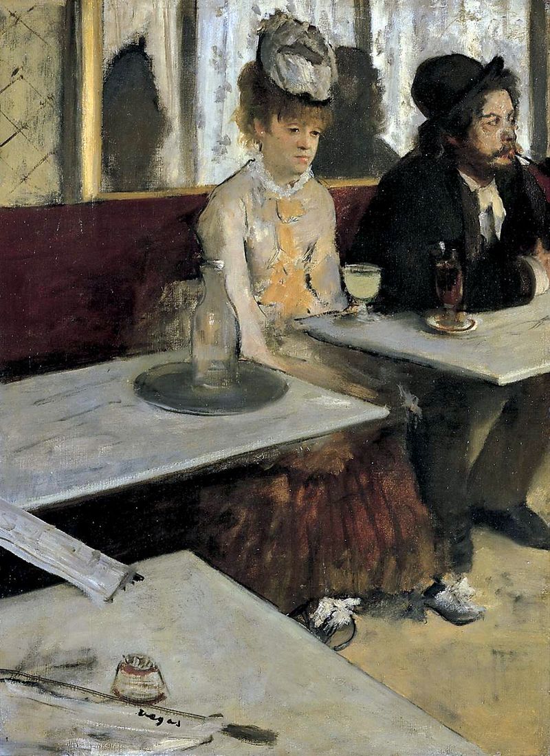 Absinthe by Edgar Degas